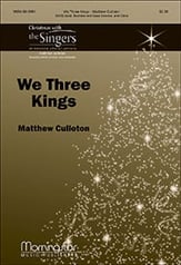 We Three Kings SATB choral sheet music cover